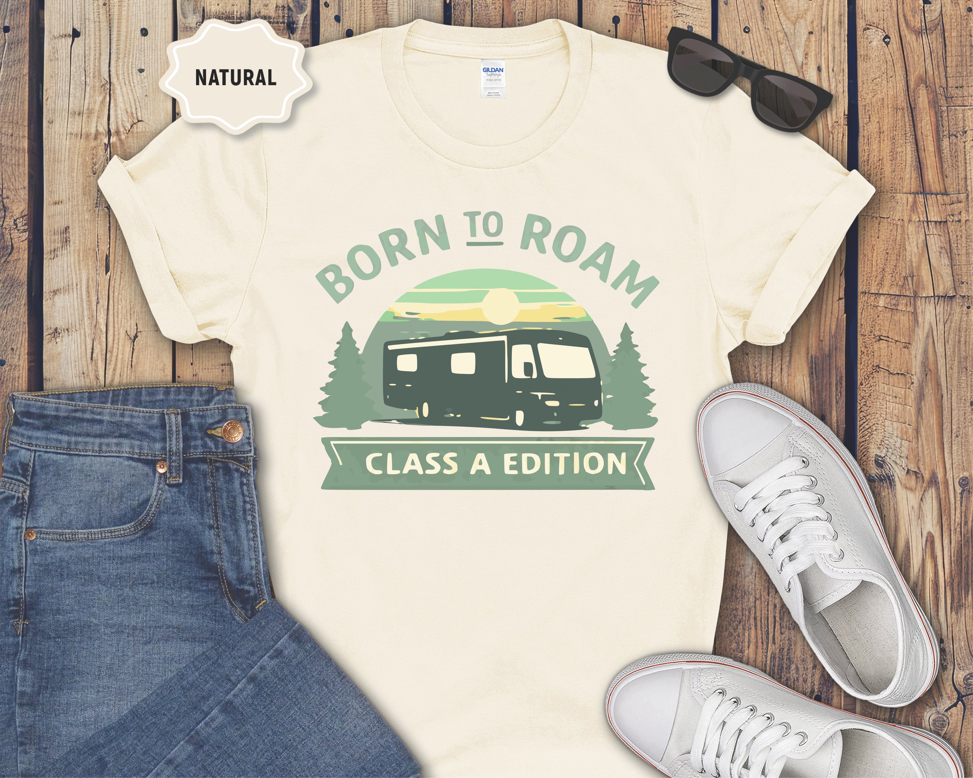 Born to Roam RV camper T-Shirt