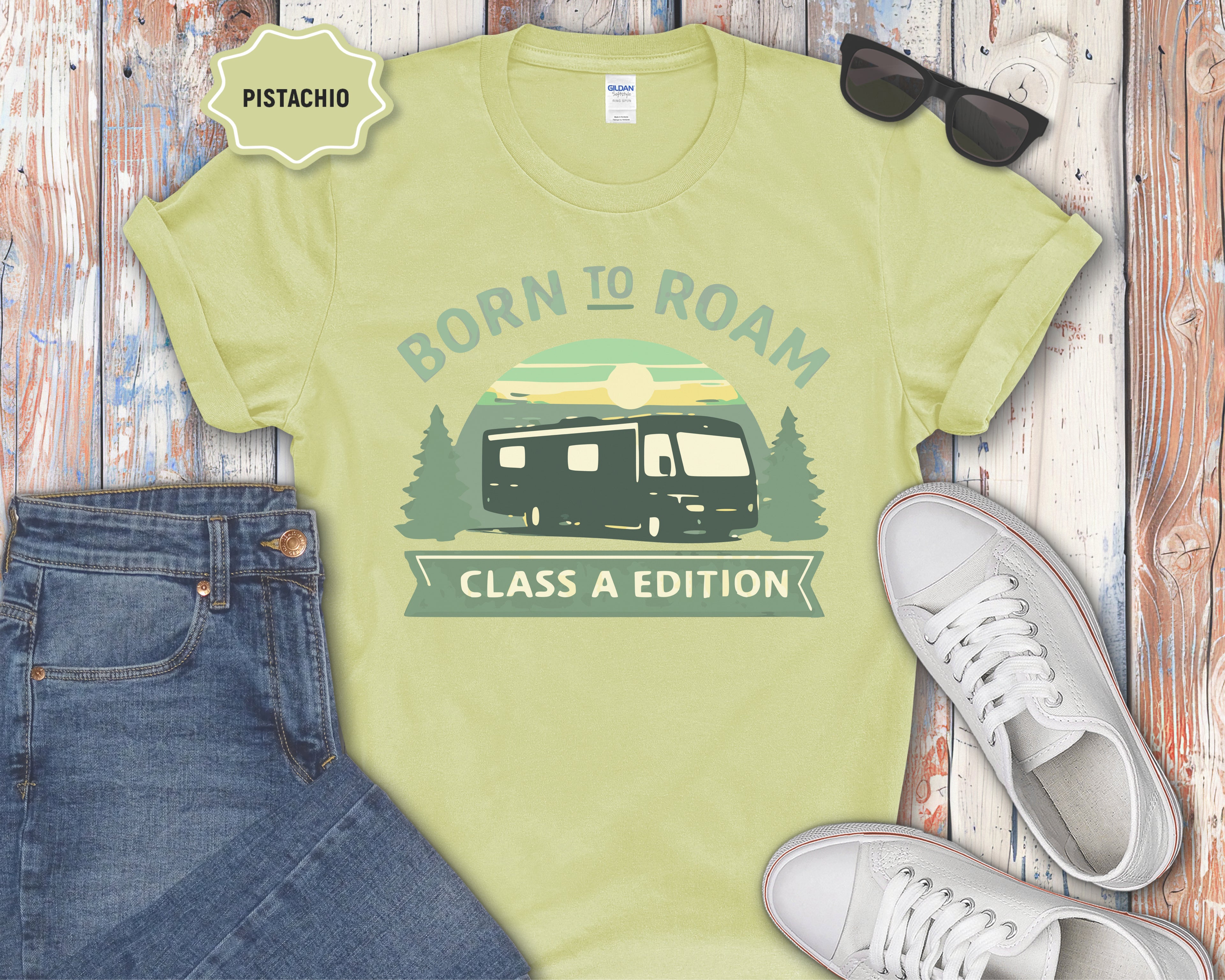 Born to Roam RV camper T-Shirt