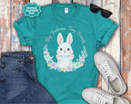 Big Feelings Tiny Friends Cute White Bunny T-Shirt