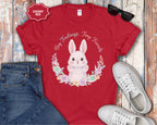 Big Feelings Tiny Friends Cute White Bunny T-Shirt