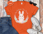 Big Feelings Tiny Friends Cute White Bunny T-Shirt