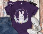 Big Feelings Tiny Friends Cute White Bunny T-Shirt