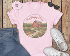 My Happy Place Barn Scene T-Shirt