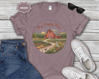 My Happy Place Barn Scene T-Shirt