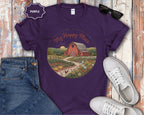 My Happy Place Barn Scene T-Shirt
