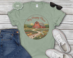 My Happy Place Barn Scene T-Shirt