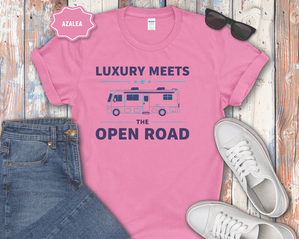 Luxury Meets the Open Road RV Camper T-Shirt