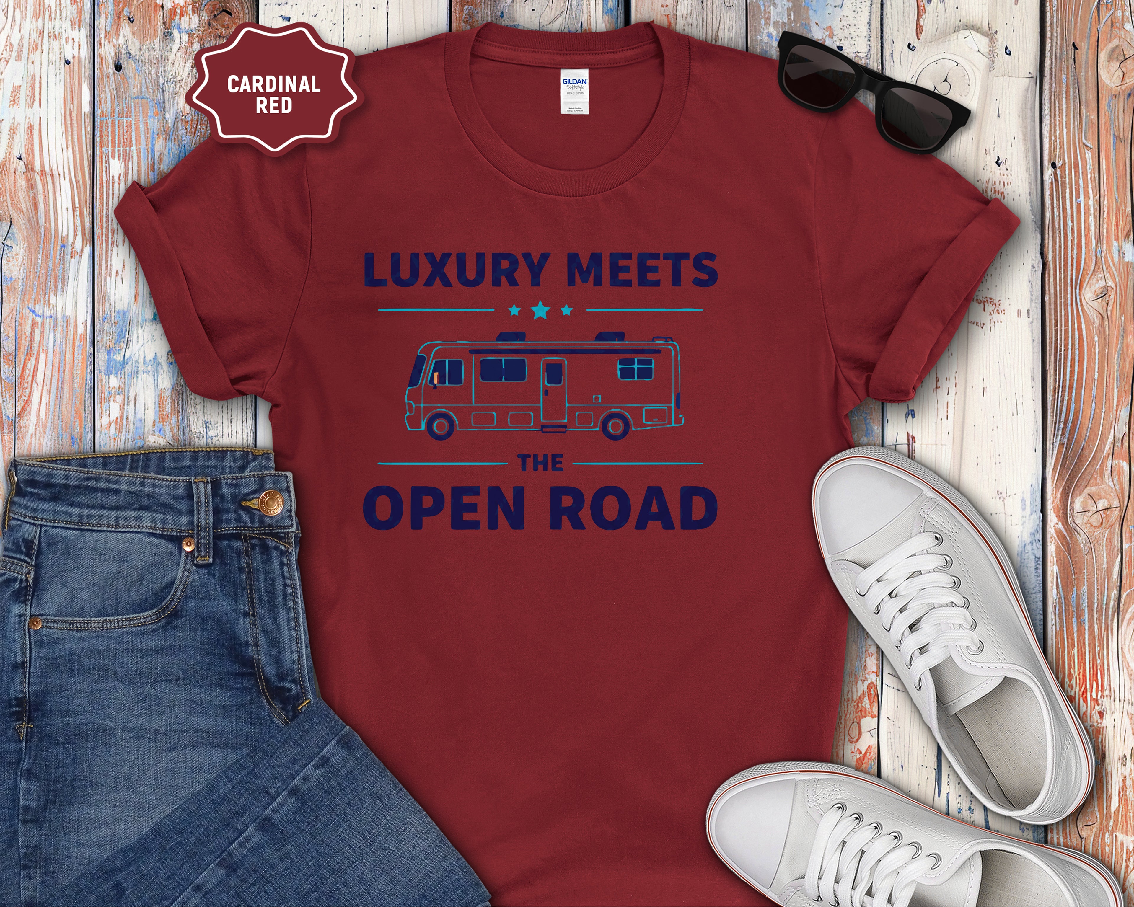 Luxury Meets the Open Road RV Camper T-Shirt