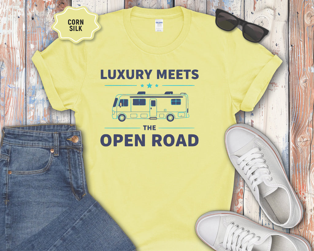 Luxury Meets the Open Road RV Camper T-Shirt
