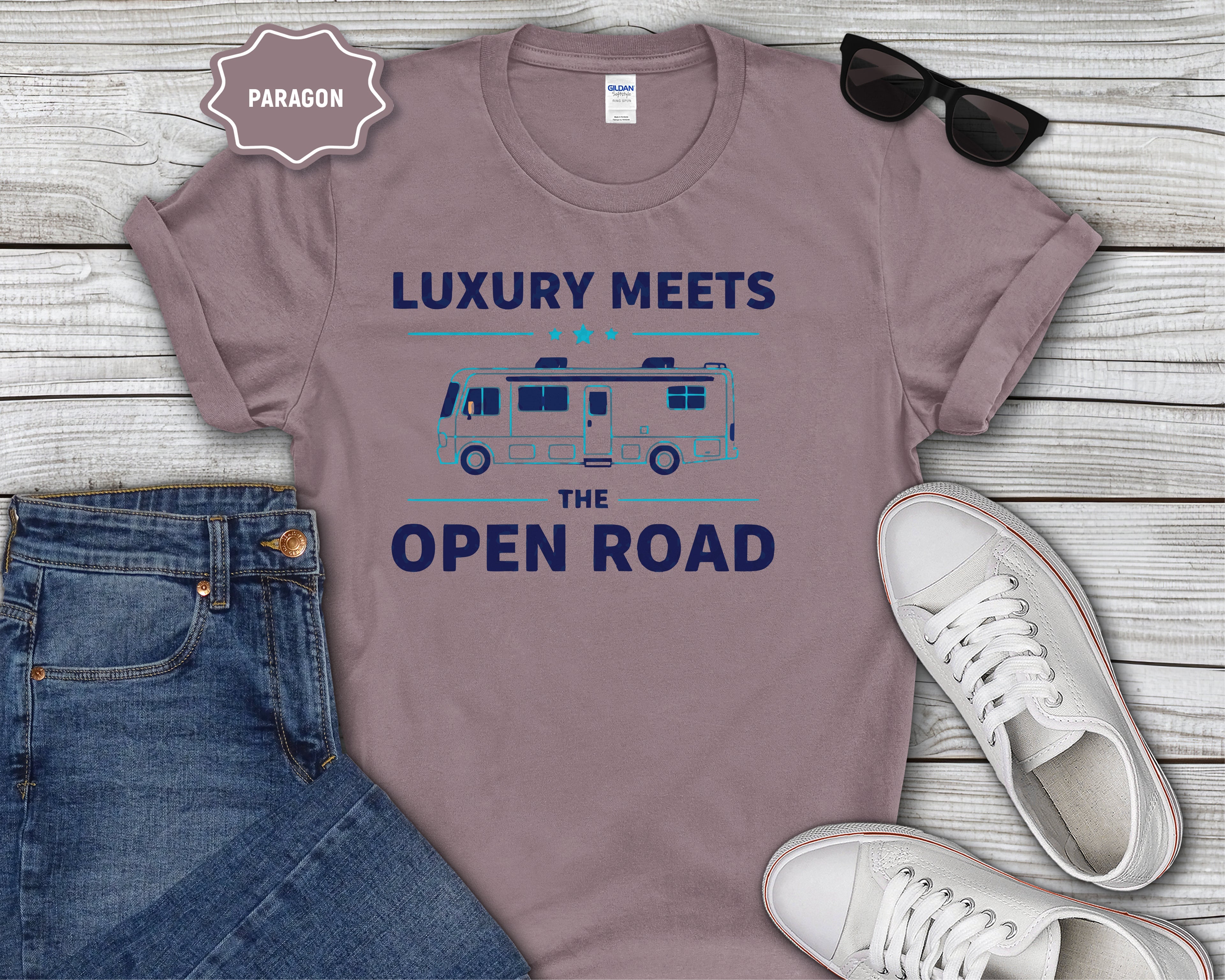 Luxury Meets the Open Road RV Camper T-Shirt