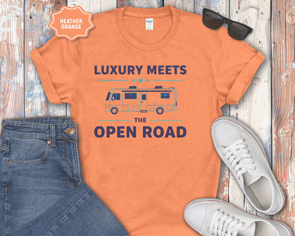 Luxury Meets the Open Road RV Camper T-Shirt