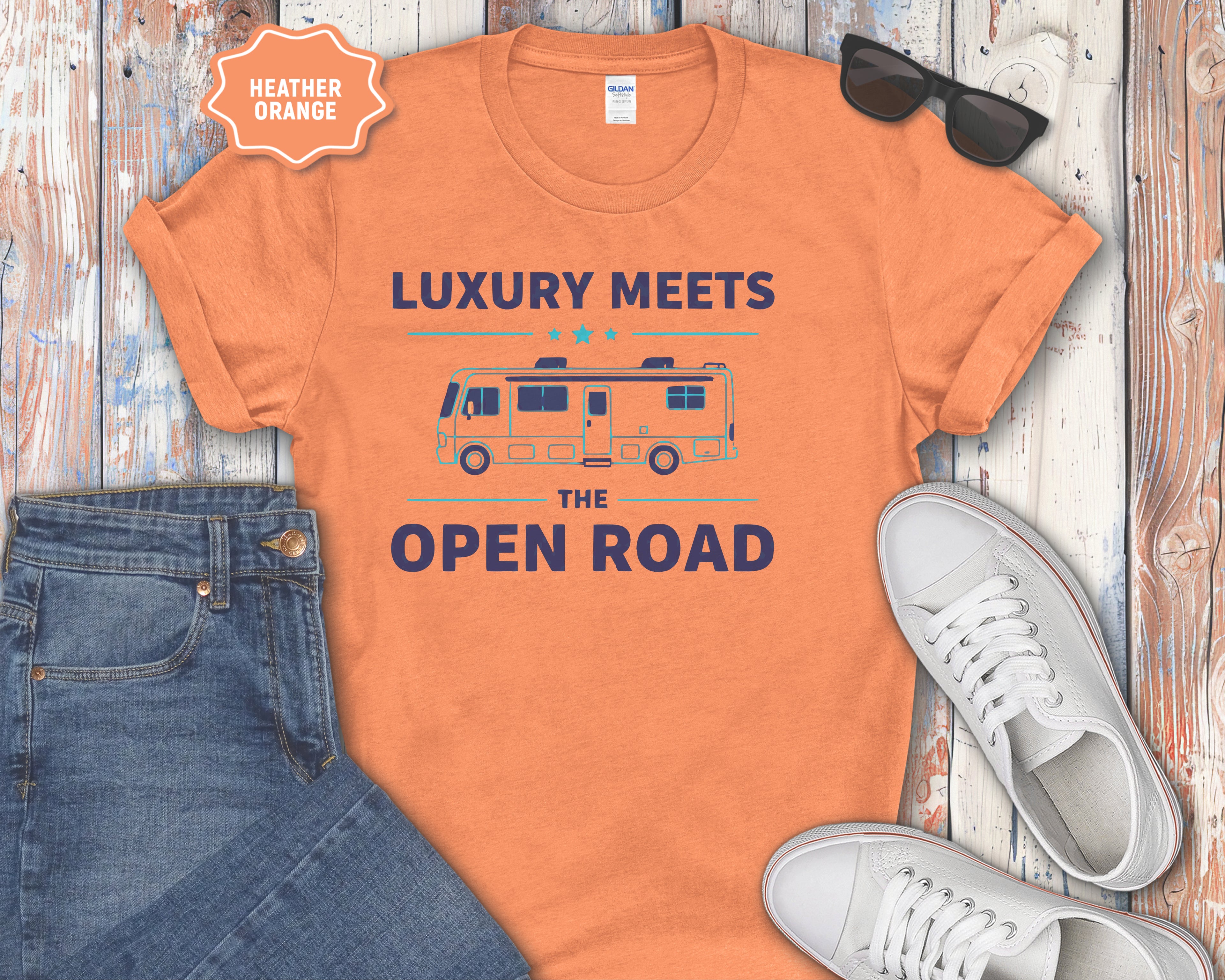 Luxury Meets the Open Road RV Camper T-Shirt
