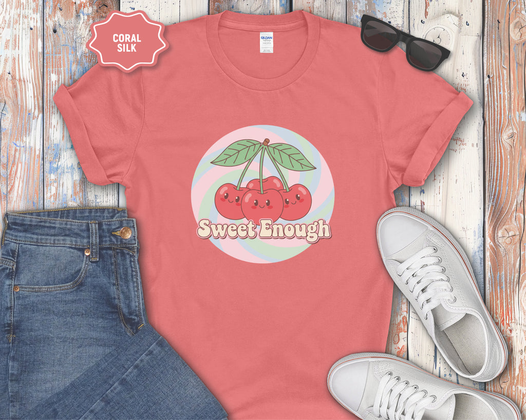 Sweet Enough cherries graphic T-Shirt