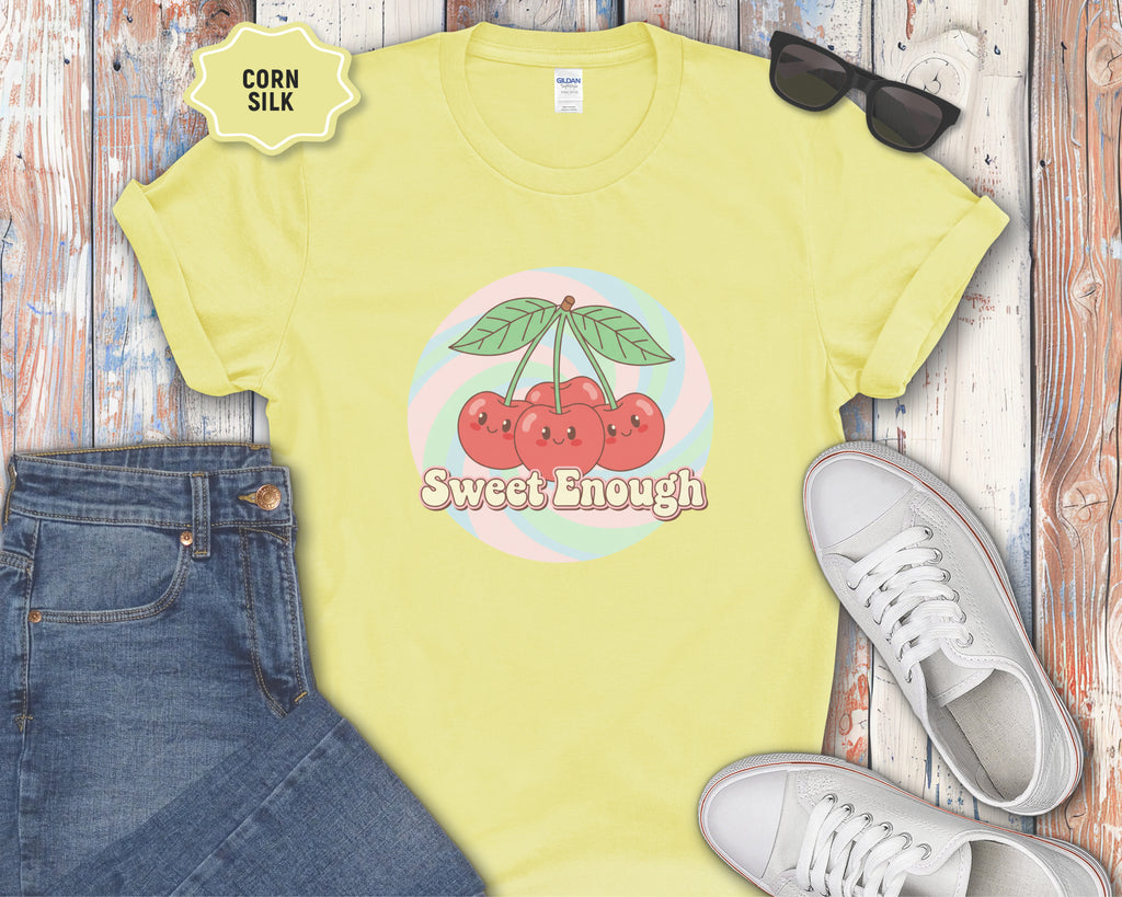 Sweet Enough cherries graphic T-Shirt