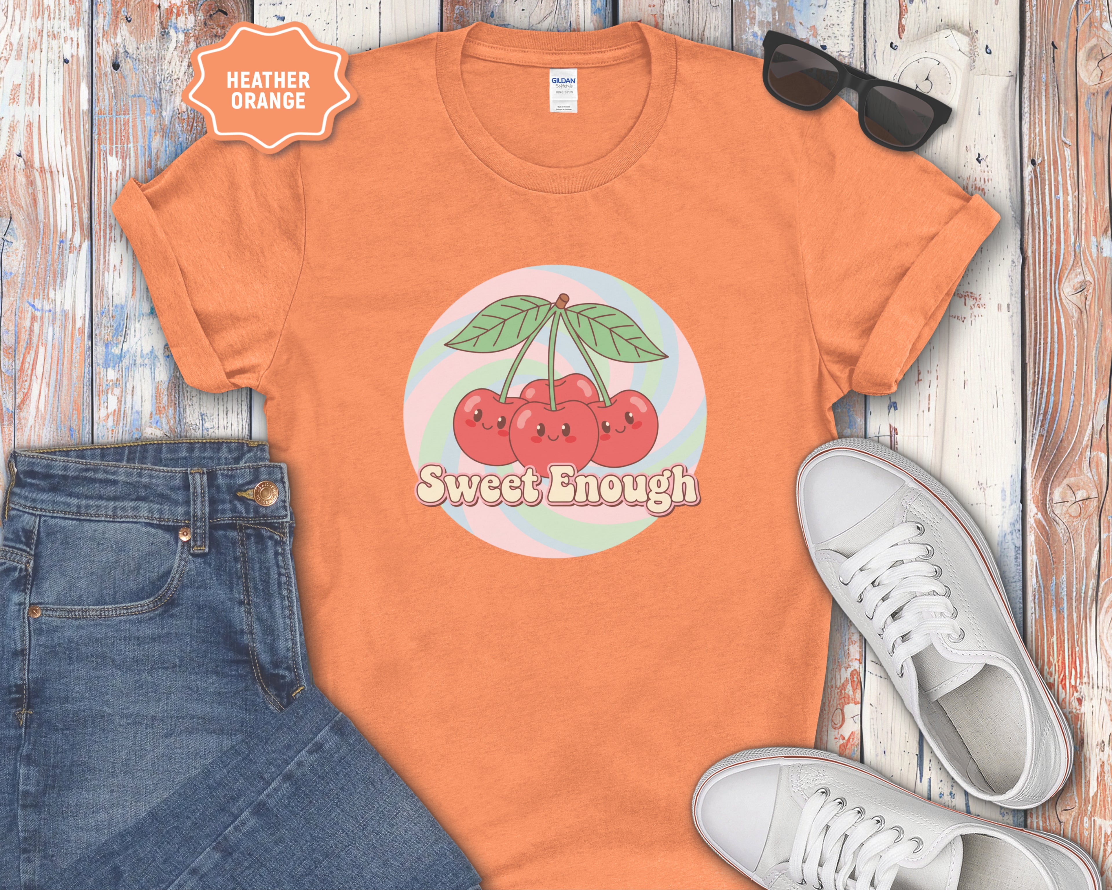 Sweet Enough cherries graphic T-Shirt
