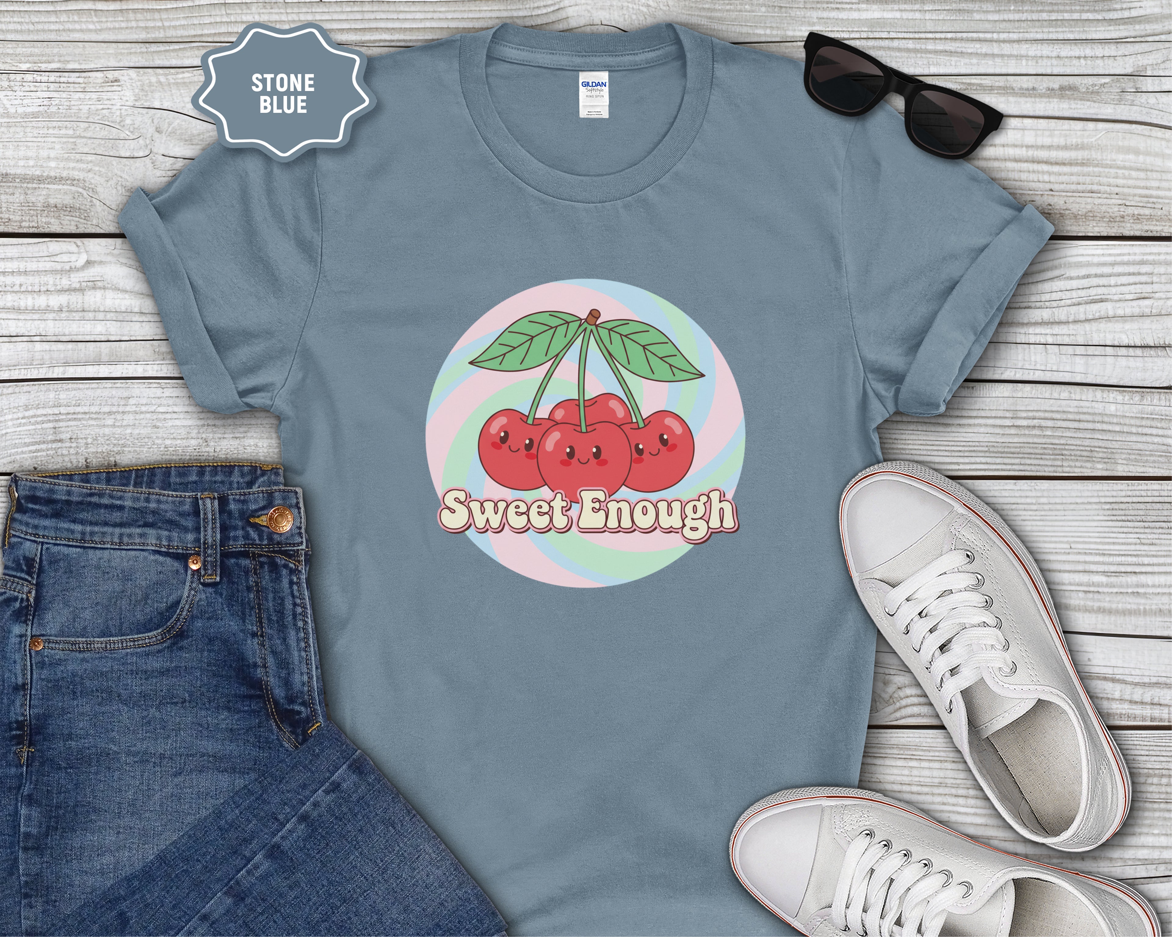 Sweet Enough cherries graphic T-Shirt