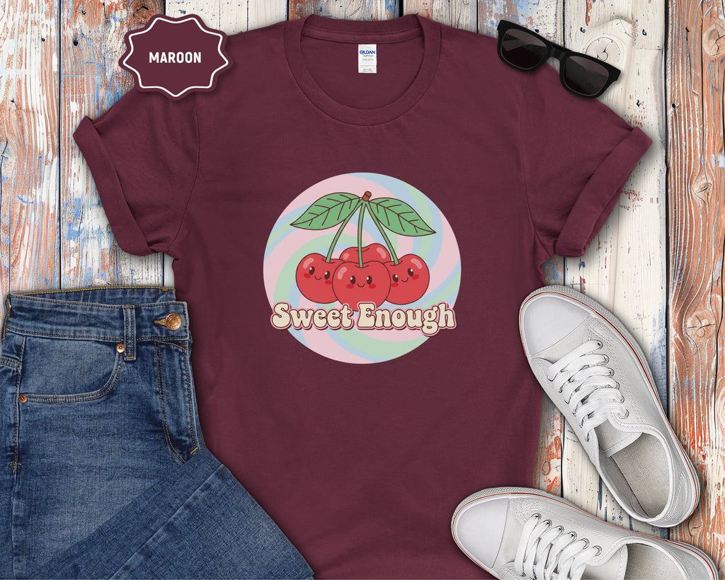 Sweet Enough cherries graphic T-Shirt