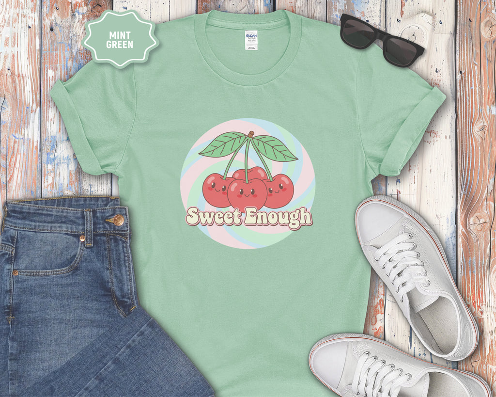 Sweet Enough cherries graphic T-Shirt