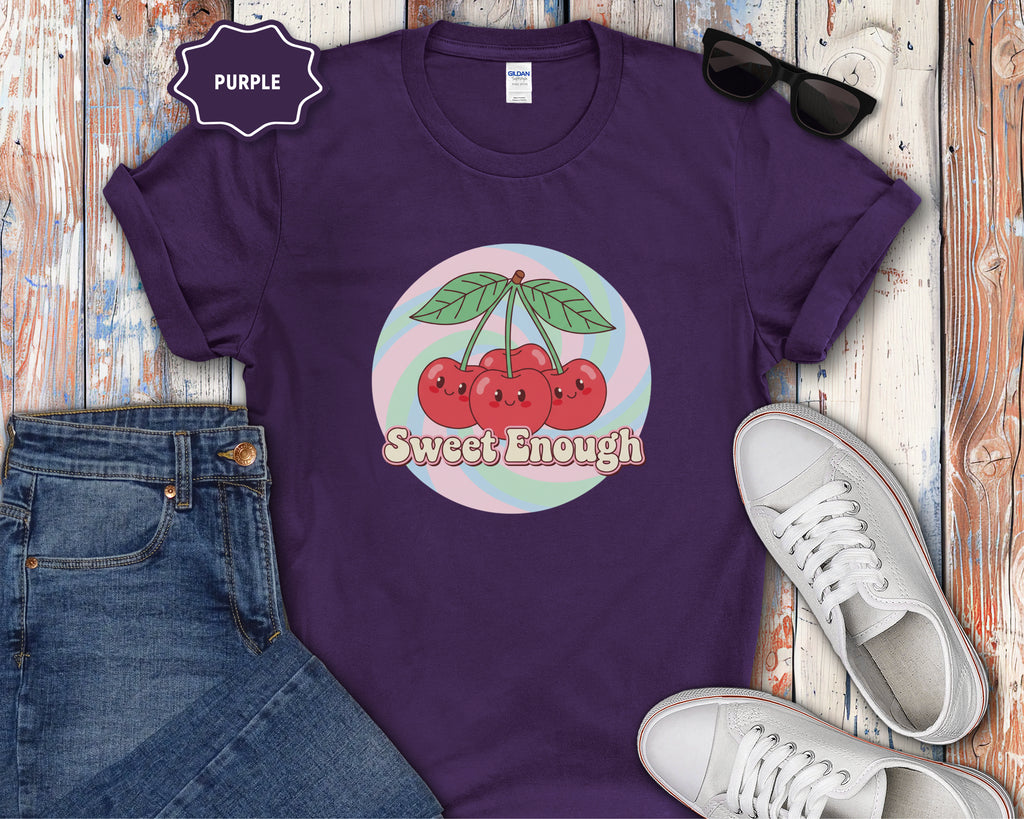 Sweet Enough cherries graphic T-Shirt