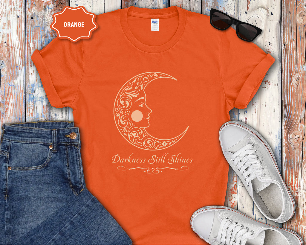 Floral Crescent Moon T-Shirt