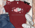 Interlocking Hearts Love Is in the Little Things T-Shirt