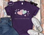 Interlocking Hearts Love Is in the Little Things T-Shirt
