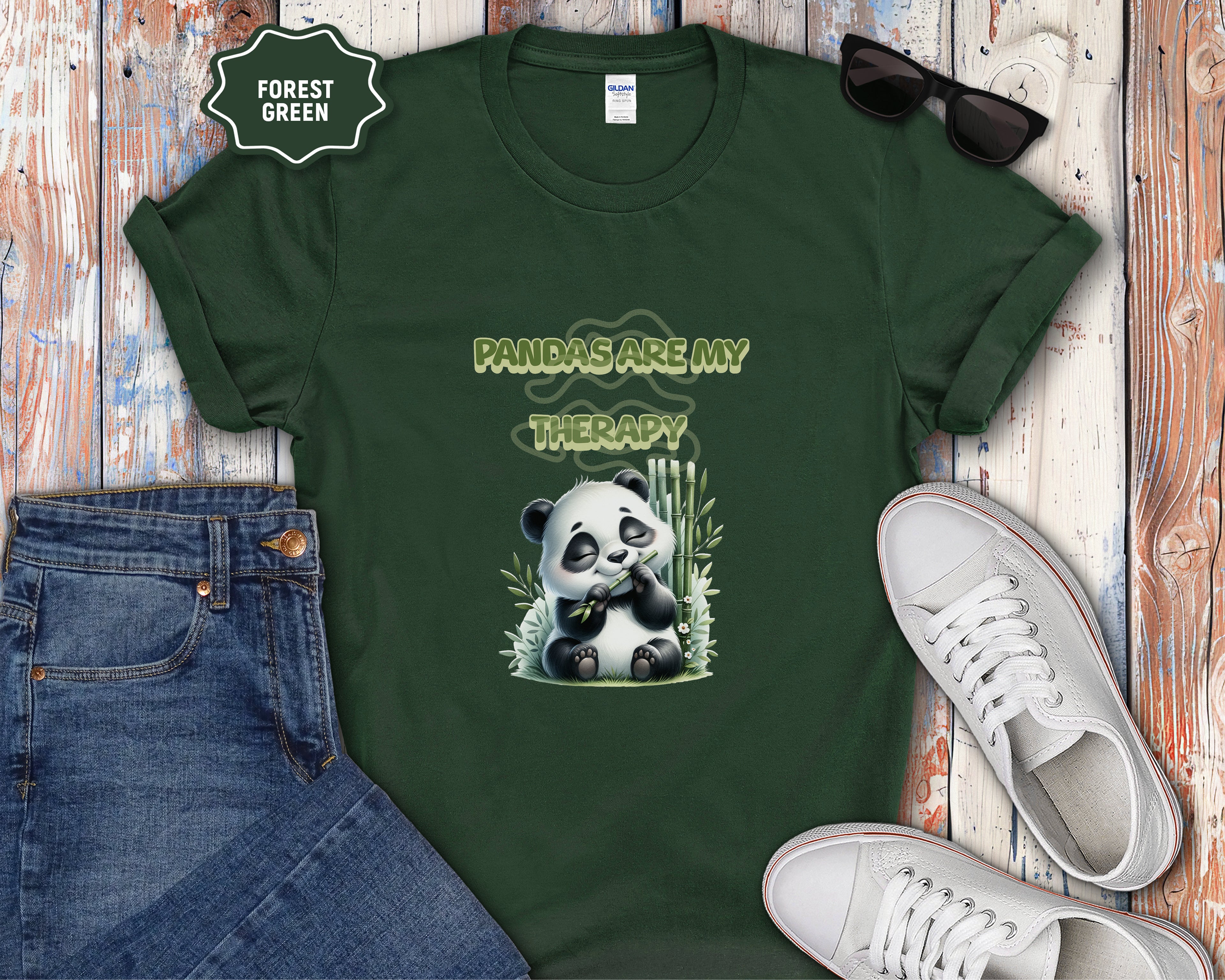 Pandas Are My Therapy T-Shirt