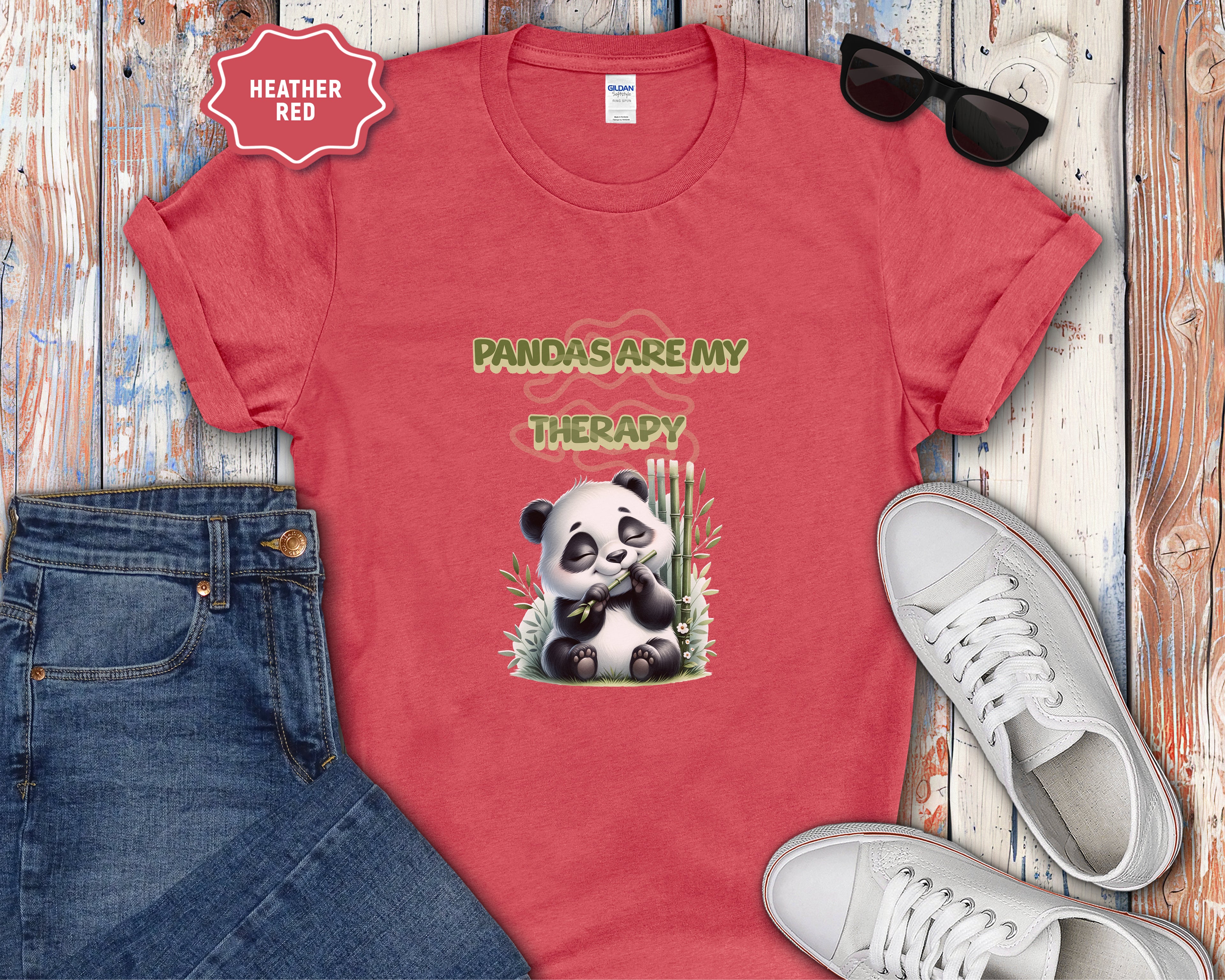 Pandas Are My Therapy T-Shirt