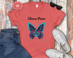 Choose Peace Butterfly Mental Health T-Shirt