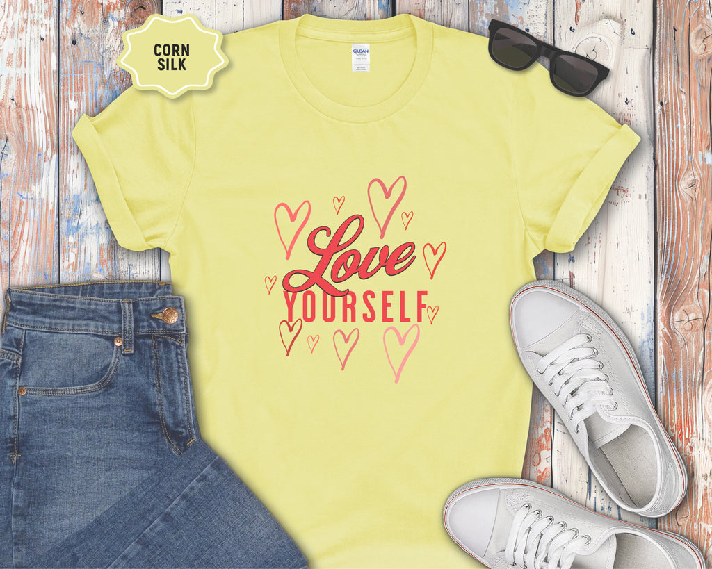Love Yourself Hearts T-Shirt