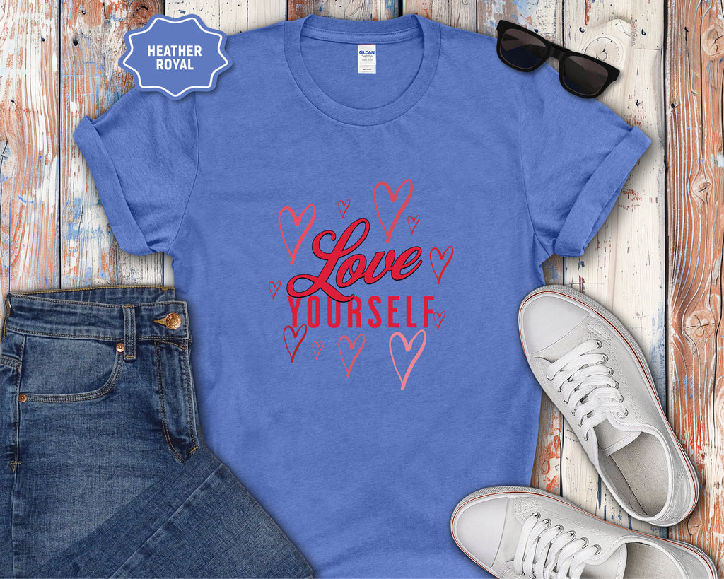 Love Yourself Hearts T-Shirt