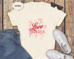 Love Yourself Hearts T-Shirt