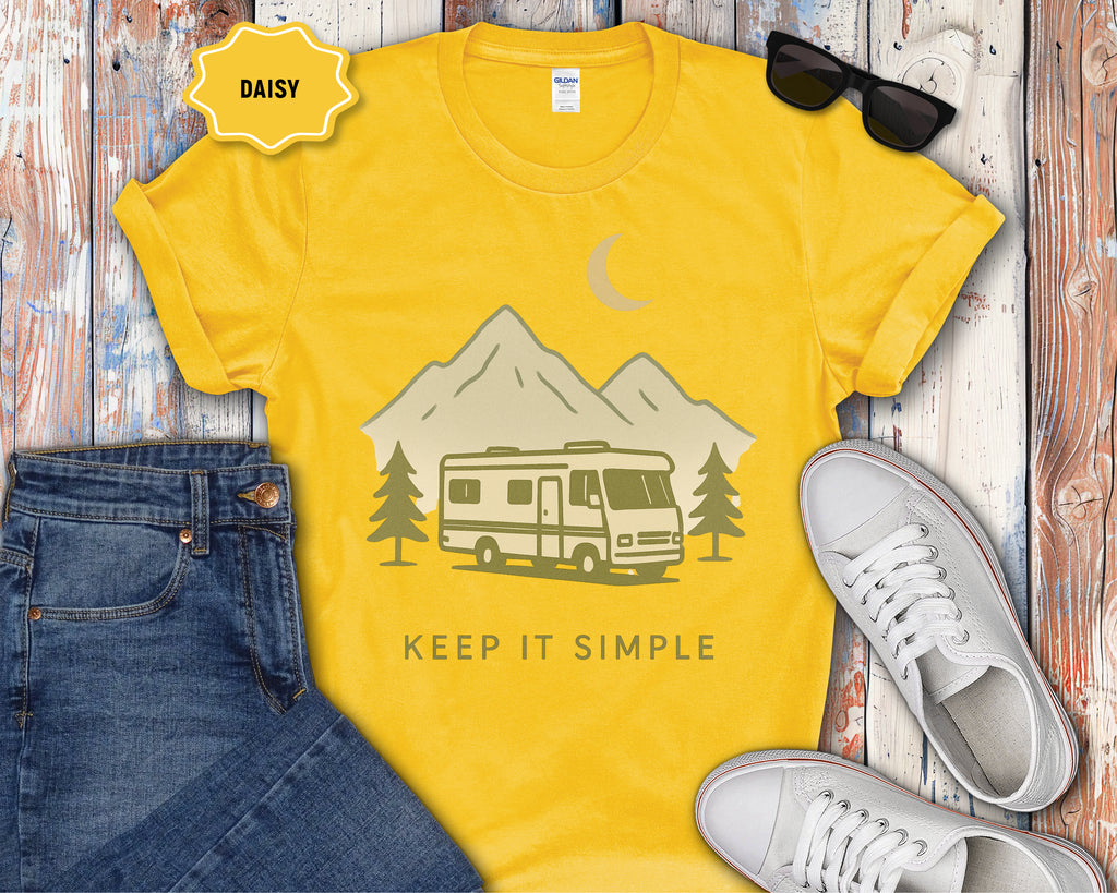 Class A RV Camping Keep It Simple T-Shirt