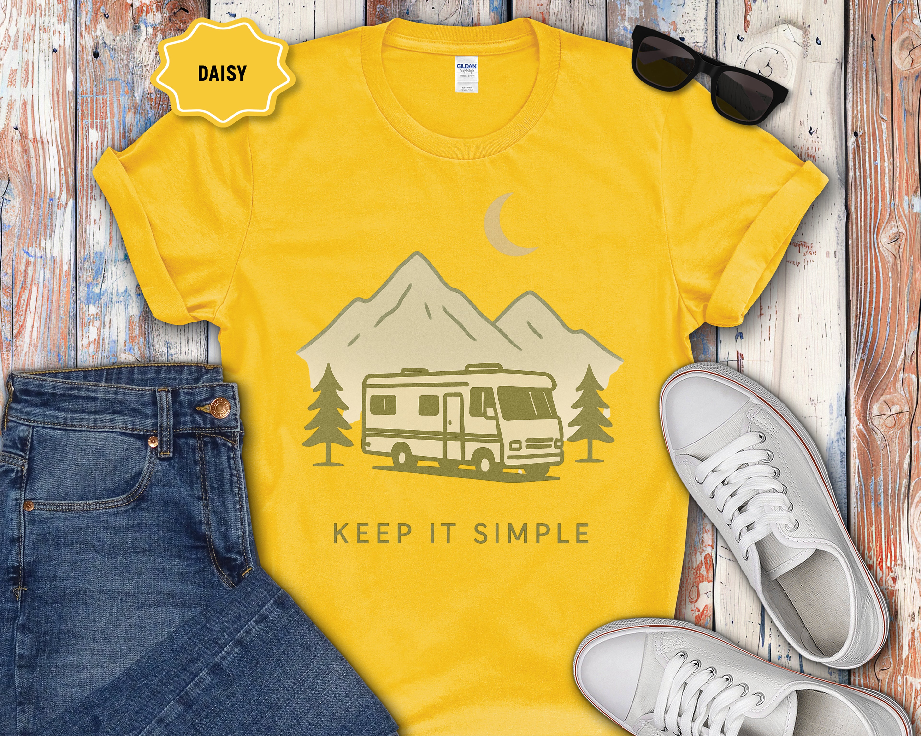 Class A RV Camping Keep It Simple T-Shirt