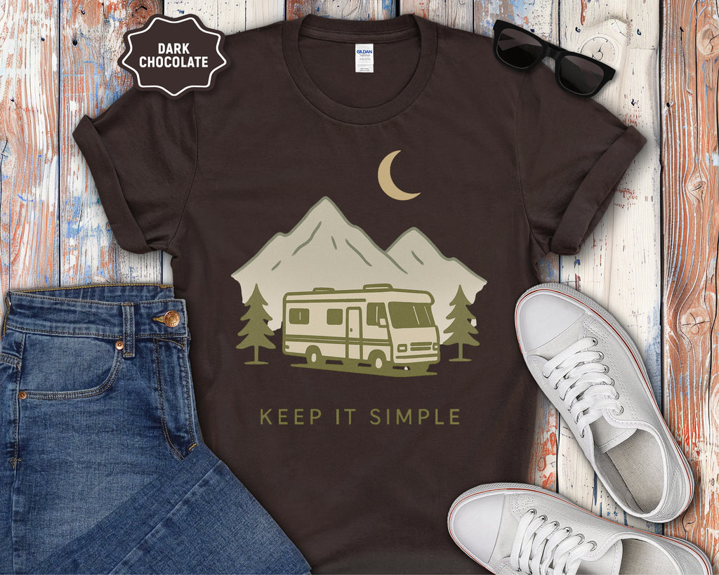 Class A RV Camping Keep It Simple T-Shirt