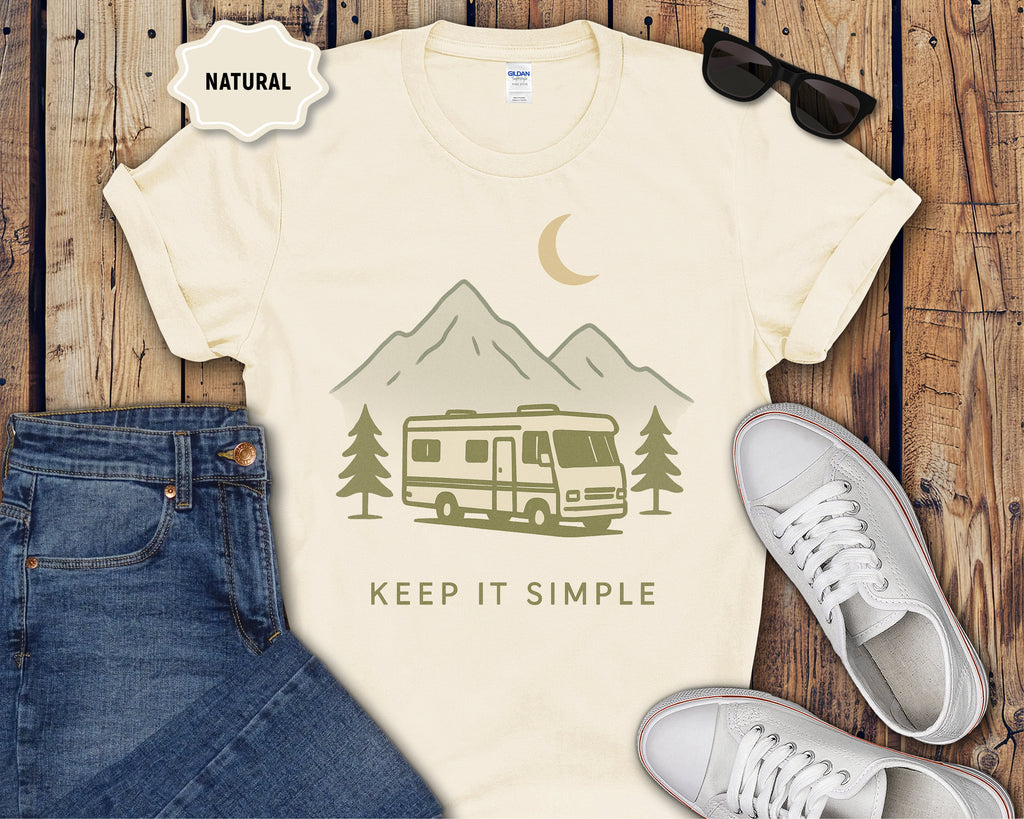 Class A RV Camping Keep It Simple T-Shirt