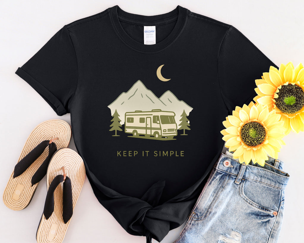 Class A RV Camping Keep It Simple T-Shirt