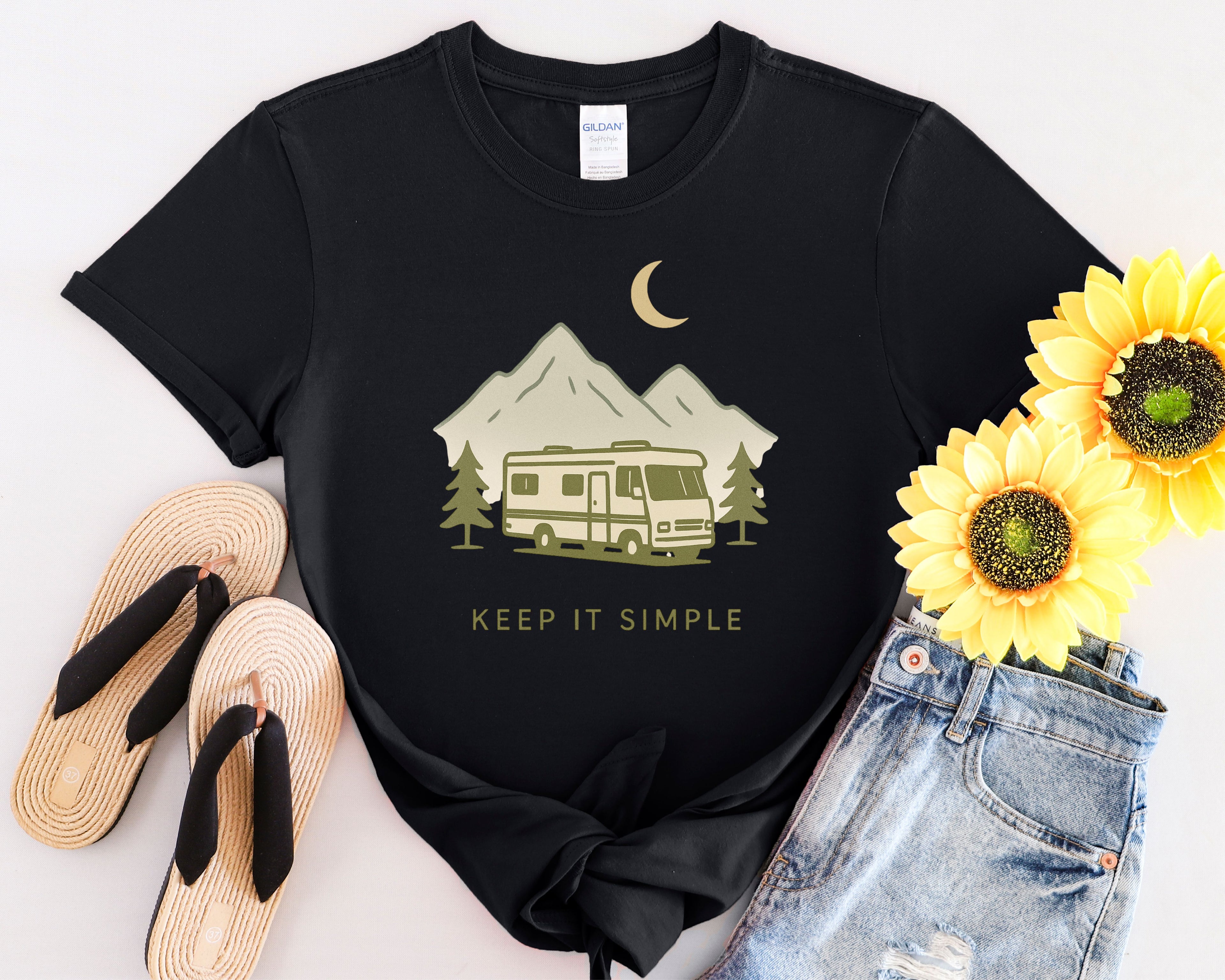 Class A RV Camping Keep It Simple T-Shirt