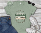 Roam Far Wander Wide Class A RV Motorhome T-Shirt