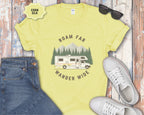 Roam Far Wander Wide Class C RV Motorhome T-Shirt