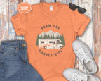 Roam Far Wander Wide Class C RV Motorhome T-Shirt
