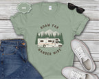 Roam Far Wander Wide Class C RV Motorhome T-Shirt