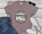 Roam Far Wander Wide Class C RV Motorhome T-Shirt