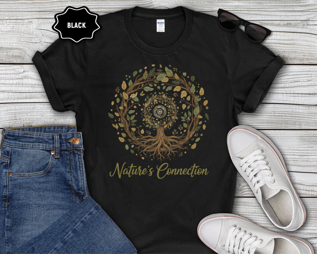 Natures Connection Tree of Life Mandala T-Shirt