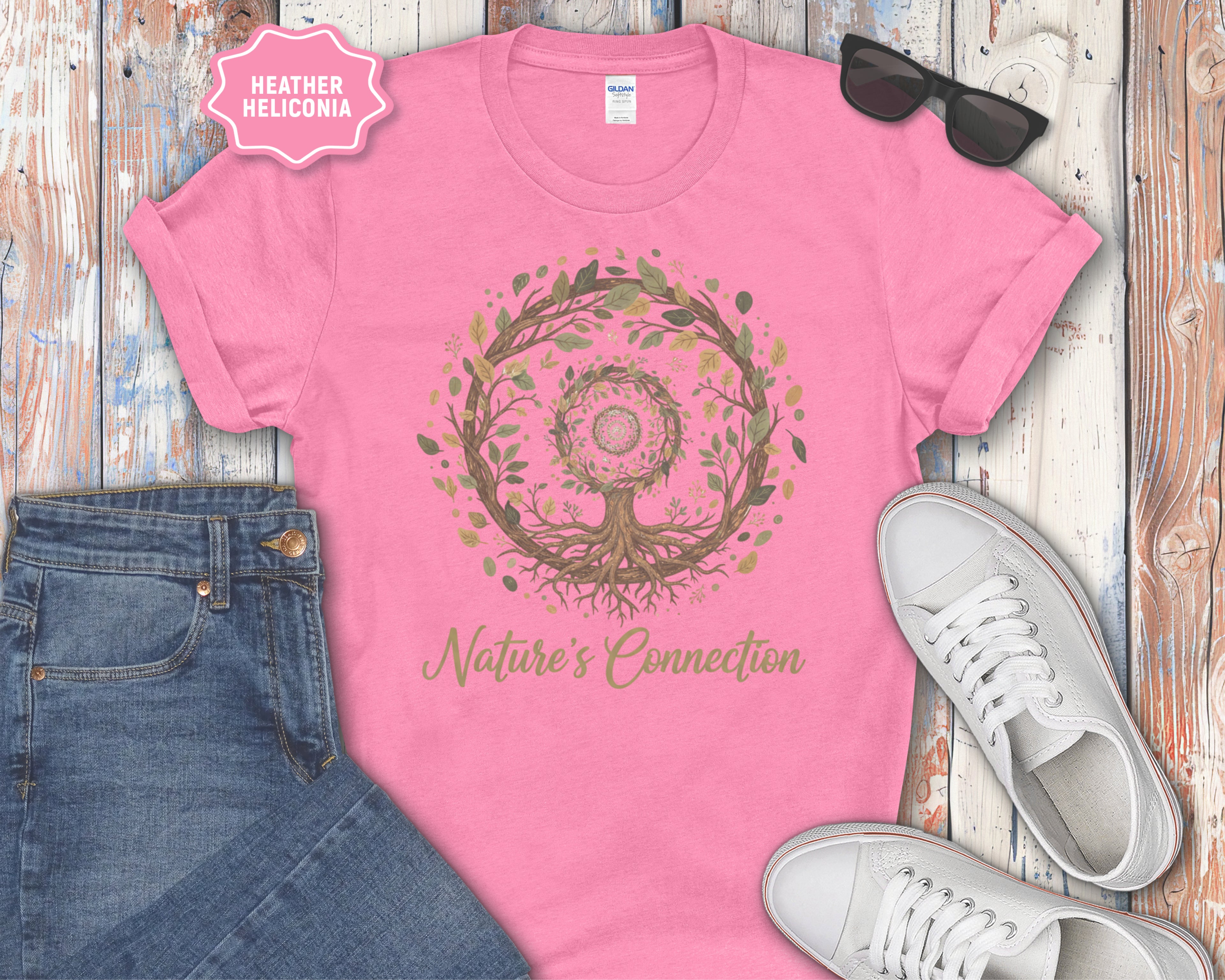 Natures Connection Tree of Life Mandala T-Shirt