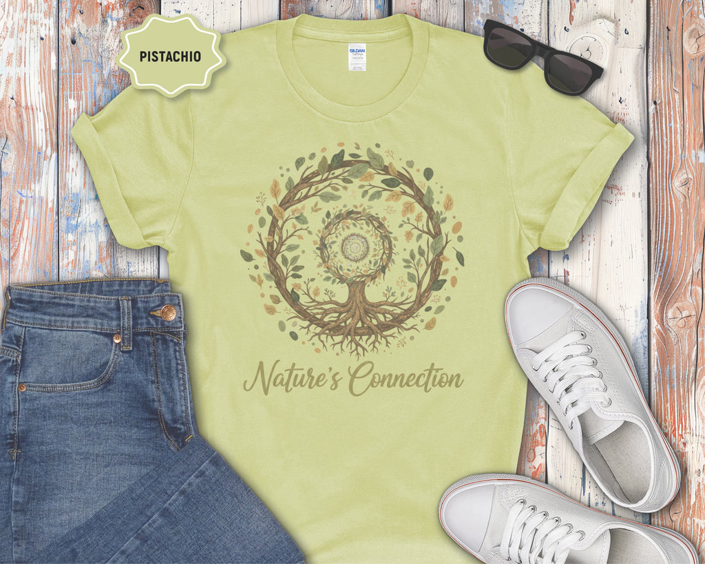 Natures Connection Tree of Life Mandala T-Shirt