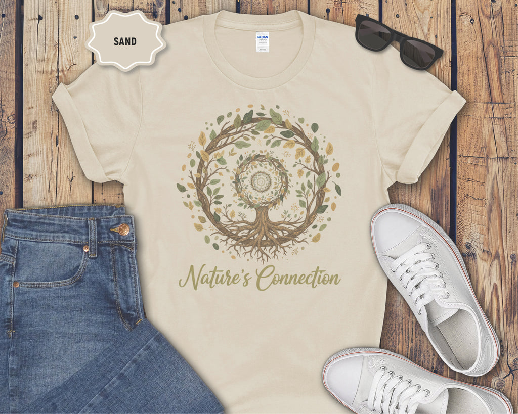Natures Connection Tree of Life Mandala T-Shirt
