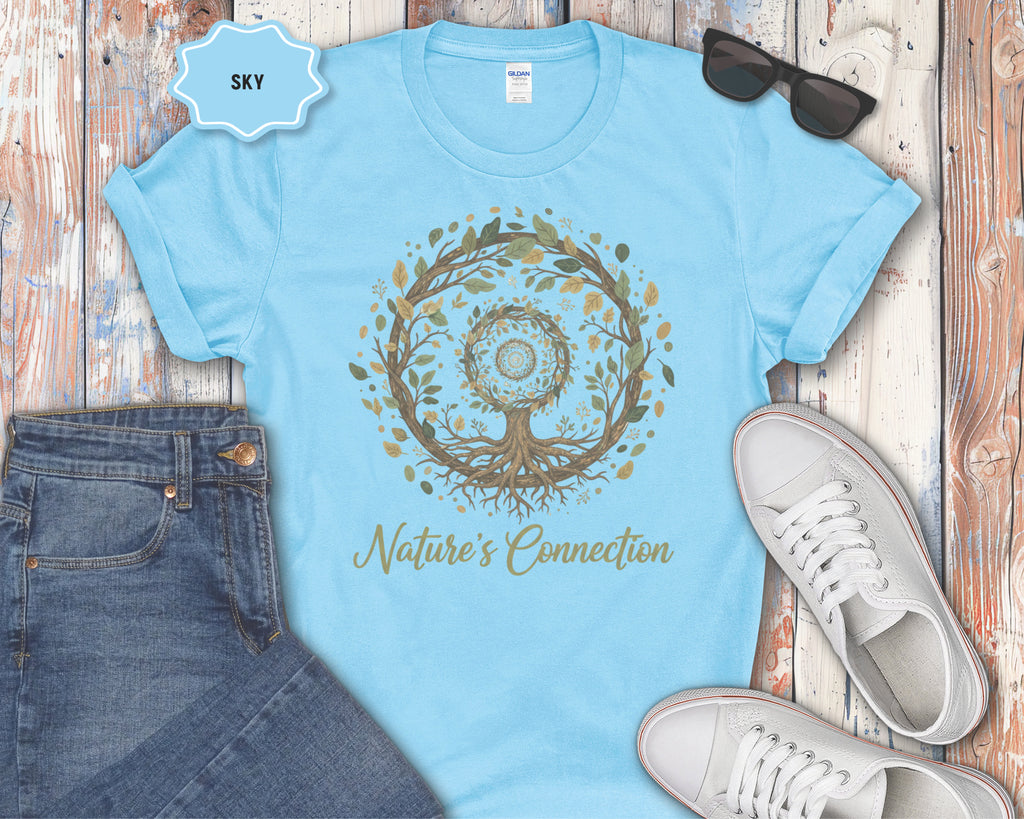 Natures Connection Tree of Life Mandala T-Shirt