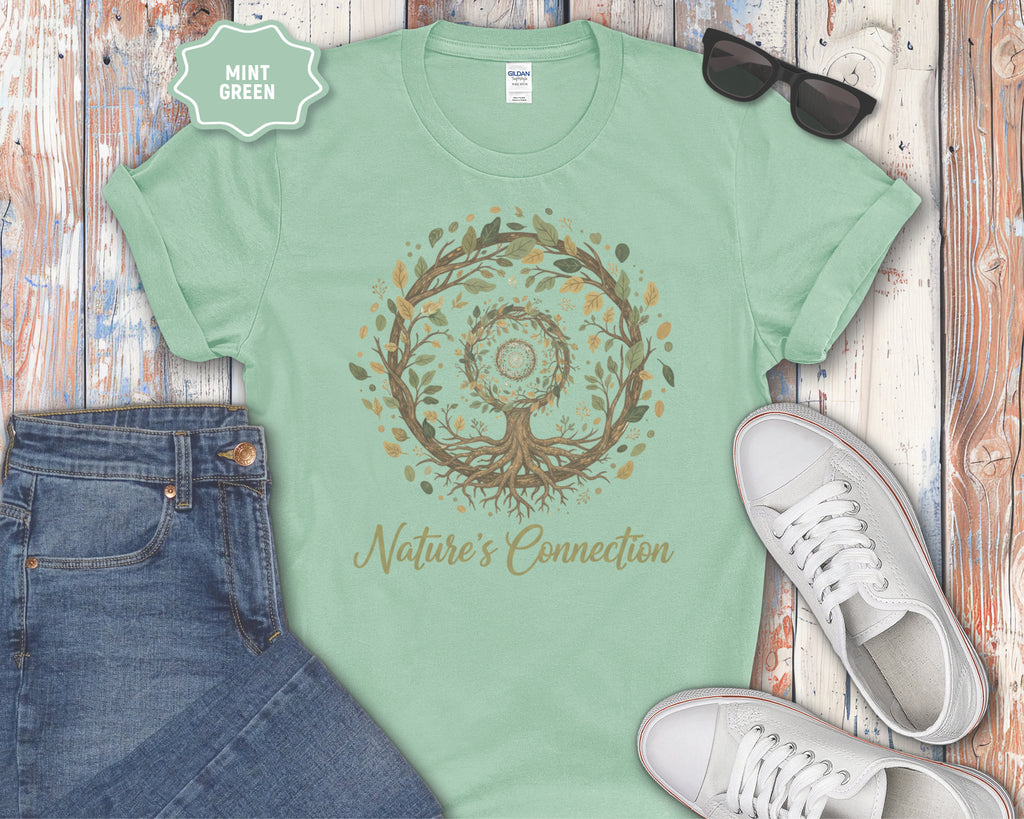 Natures Connection Tree of Life Mandala T-Shirt