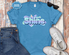 Shine Bubble Text T-Shirt